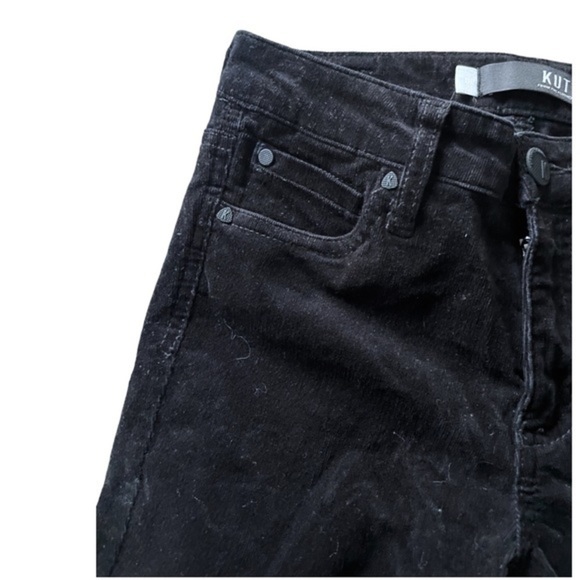 Kut From the Kloth Petite High Rise DIANA Fab Ab Skinny Corduroy Pants Size 0P - Picture 7 of 13